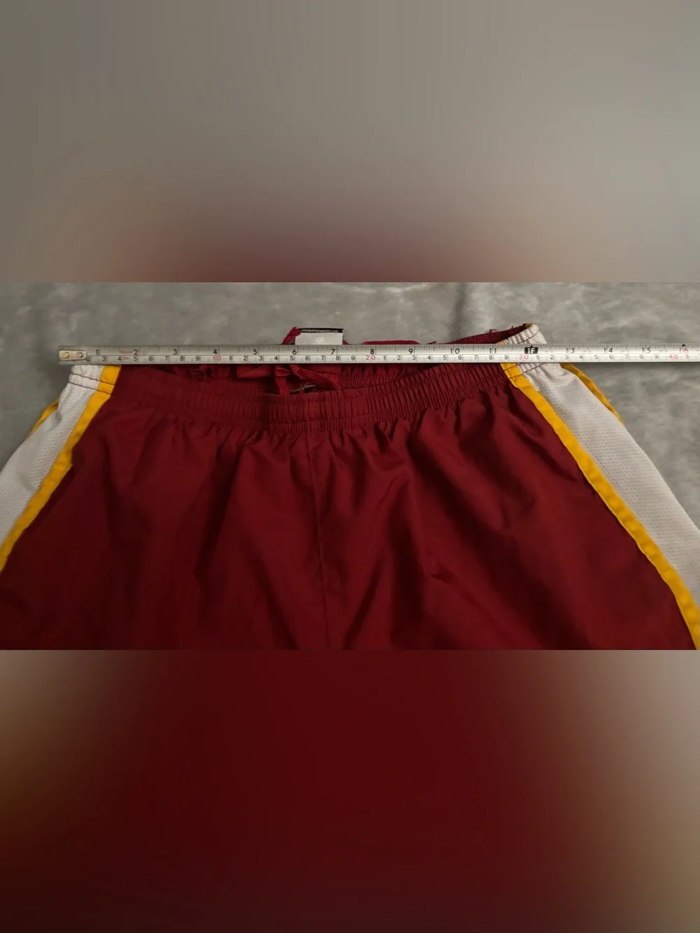 Nike Dri-FIT USC Trojans Red/Gold/White Athletic Shorts Size S